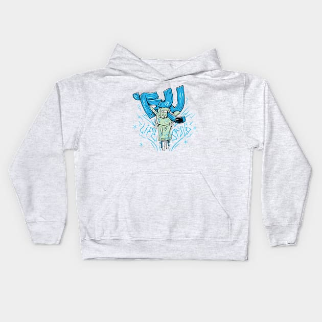 BJJ Lifestyle (cinta azul) Kids Hoodie by CopaRulo